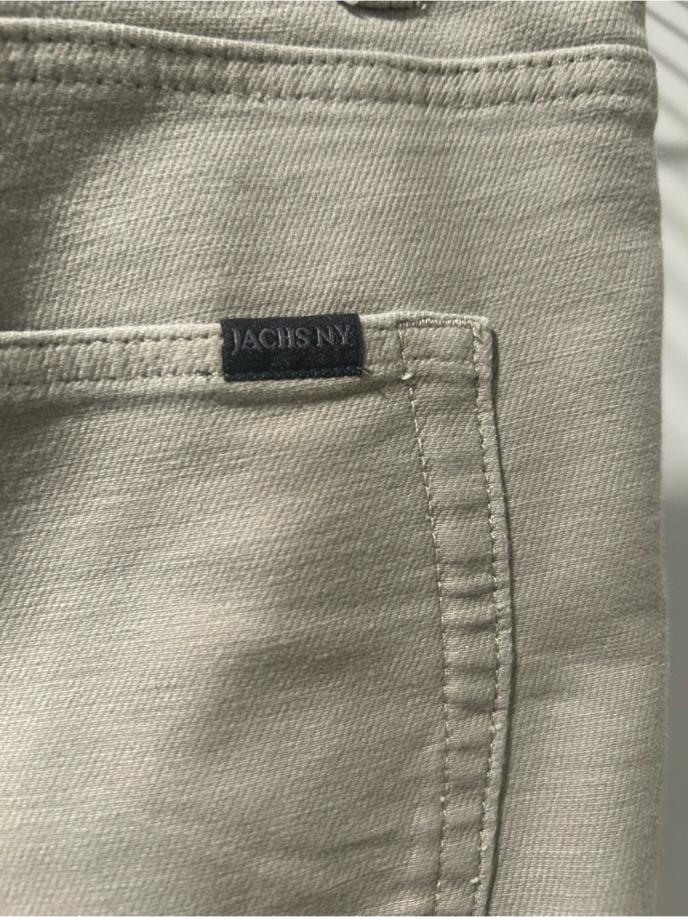 Jachs NY Men’s Slim Straight Stretch Khaki/Tan Jeans/pants Twill 36x30 - Picture 5 of 7